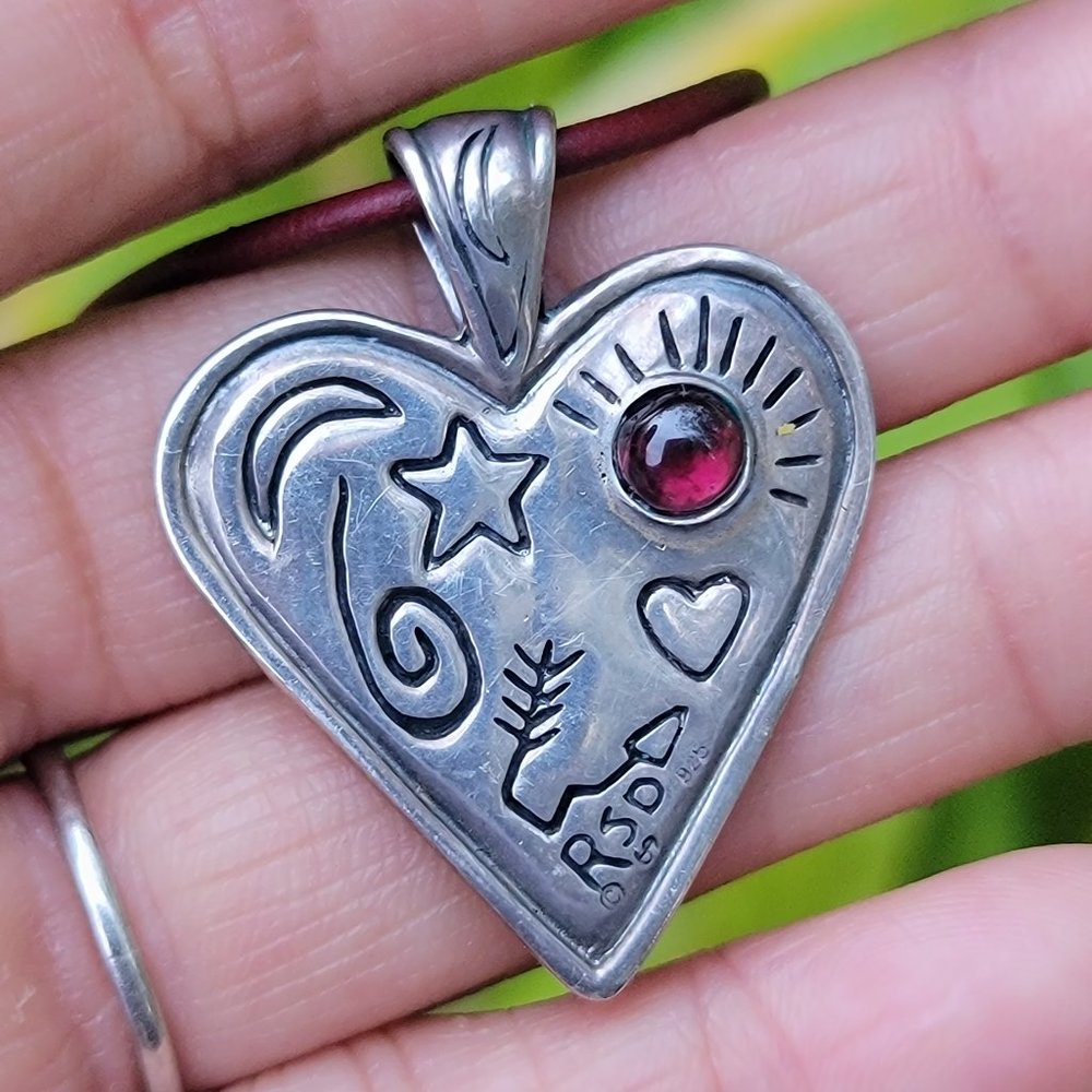 Gorgeous Vintage Designer Solid 925 Sterling Silv… - image 3